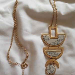 Geometric Marble Necklace